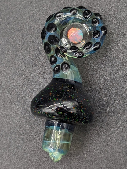 Mako Glass Dichro Tentacle Spinner Carb Cap - Meech Madness Smoke Shop