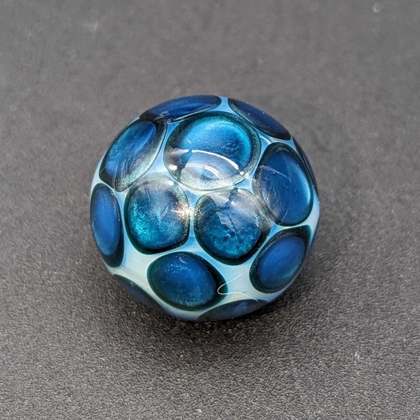 Mako Glass Dot Stack Slurper Marble w/ Opal - Meech Madness Smoke Shop