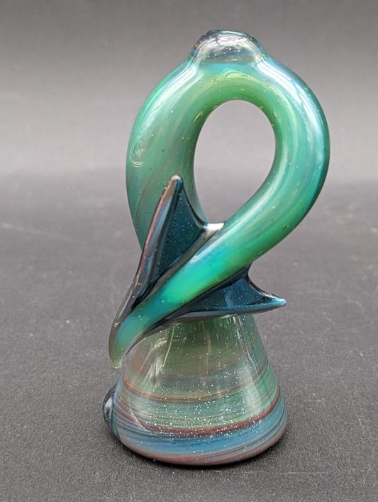Mako Glass Dragon Tail Dry Puffco Peak Glass - Meech Madness Smoke Shop