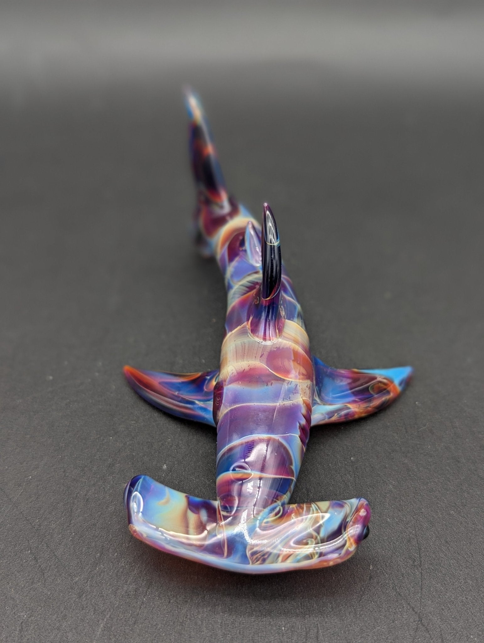 Mako Glass Dry Hammerhead Shark Pipe - Meech Madness Smoke Shop