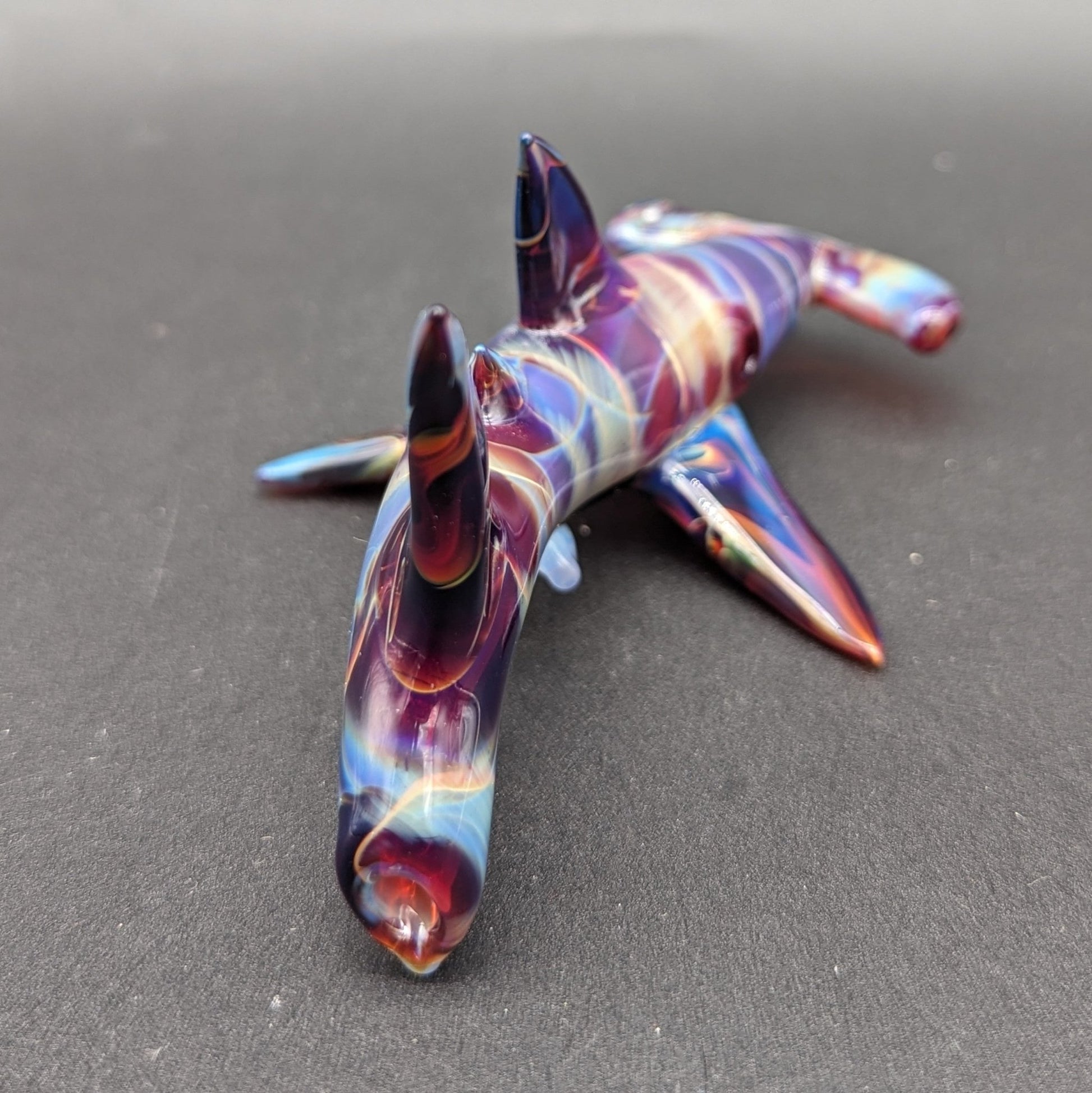 Mako Glass Dry Hammerhead Shark Pipe - Meech Madness Smoke Shop