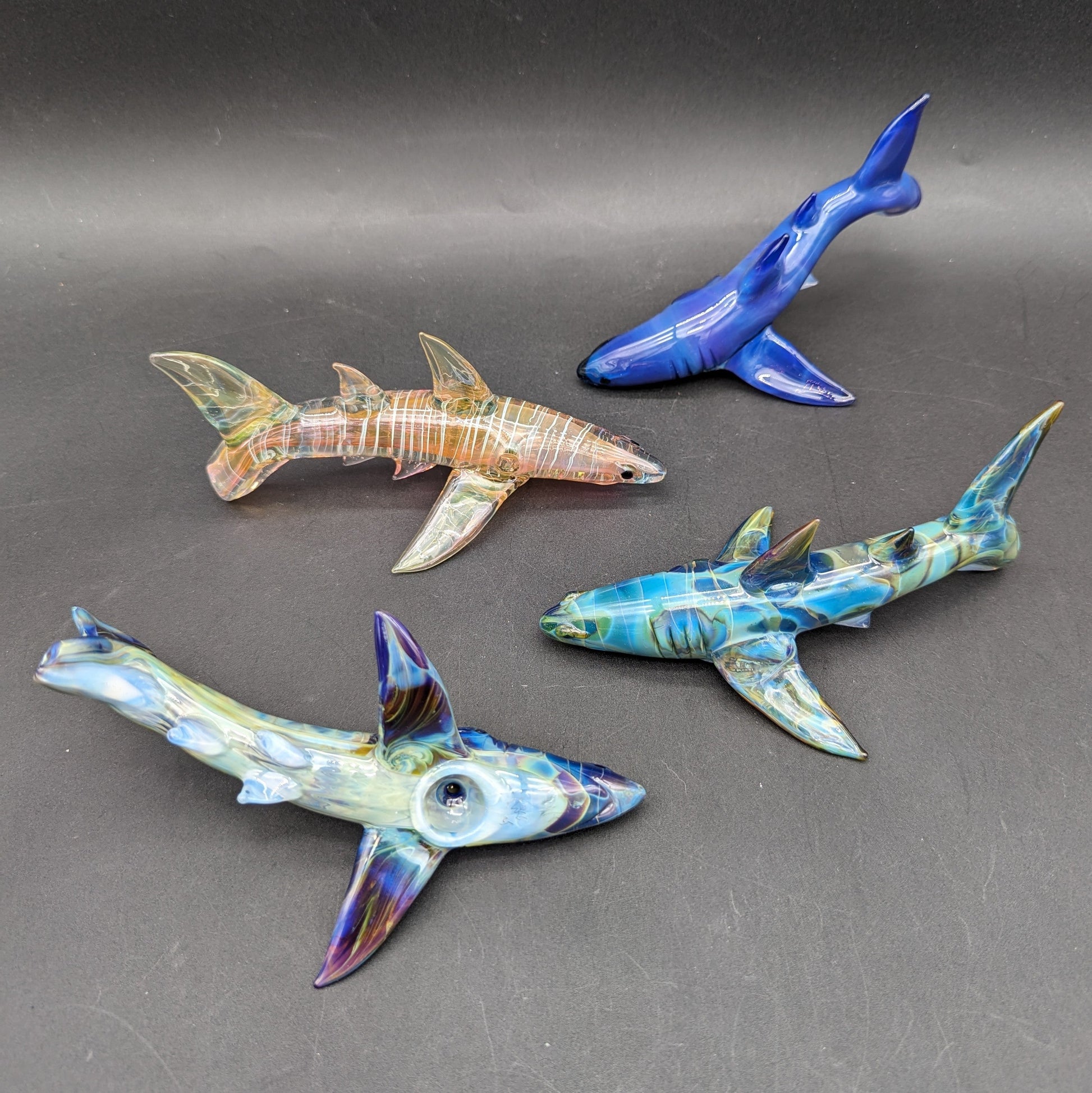 Mako Glass Dry Shark Pipe-Avernic Smoke Shop