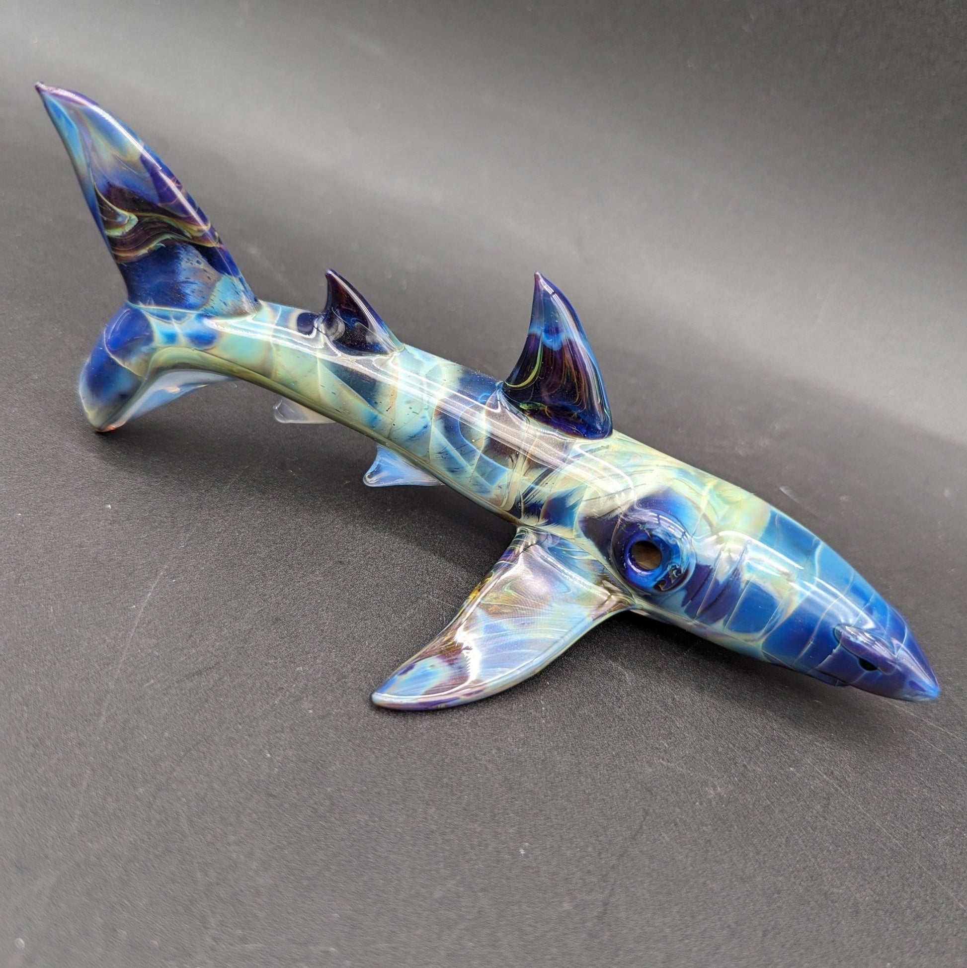 Mako Glass Dry Shark Pipe - Meech Madness Smoke Shop