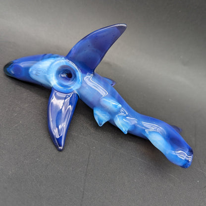 Mako Glass Dry Shark Pipe - Meech Madness Smoke Shop