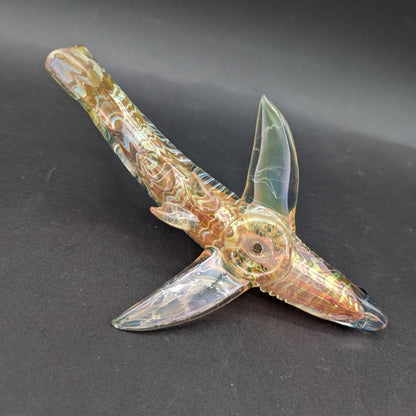 Mako Glass Dry Shark Pipe - Meech Madness Smoke Shop