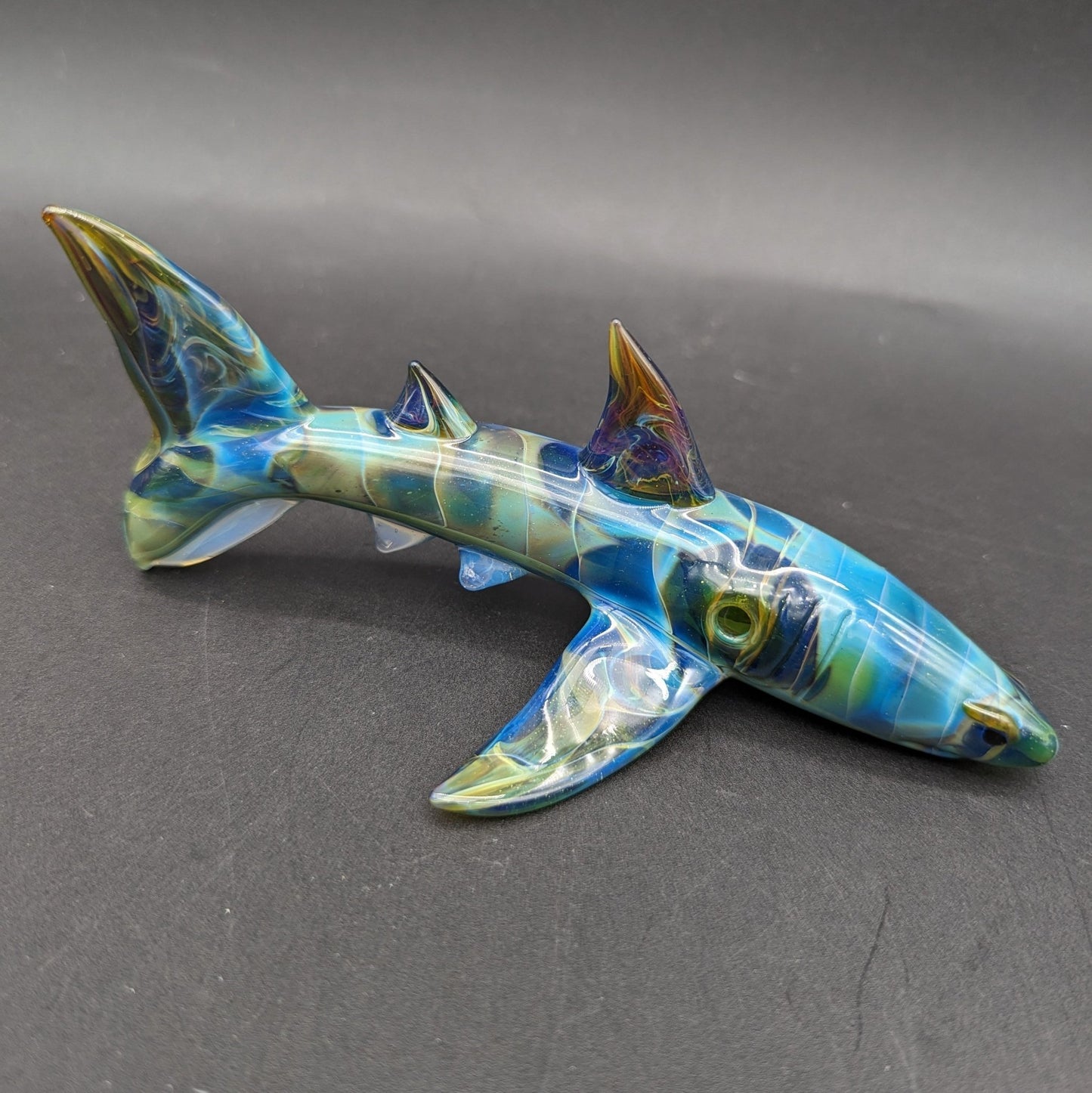 Mako Glass Dry Shark Pipe - Meech Madness Smoke Shop