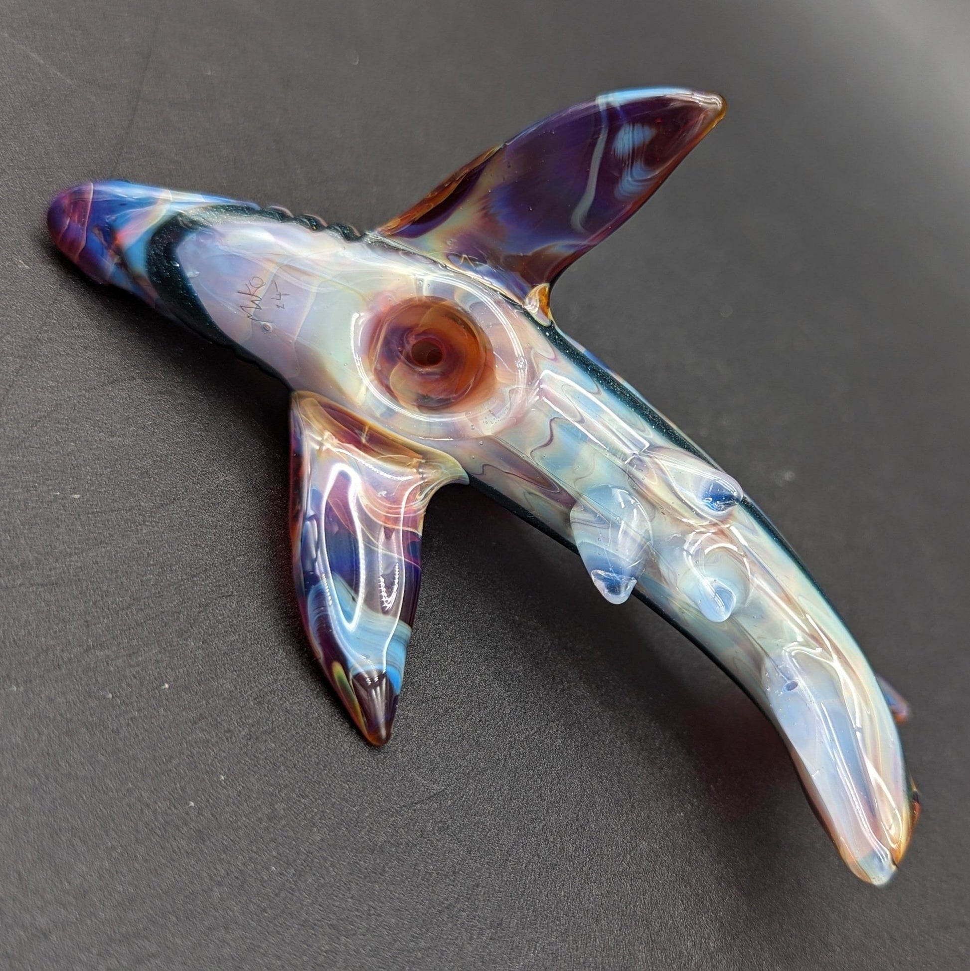Mako Glass Dry Shark Pipe - Meech Madness Smoke Shop