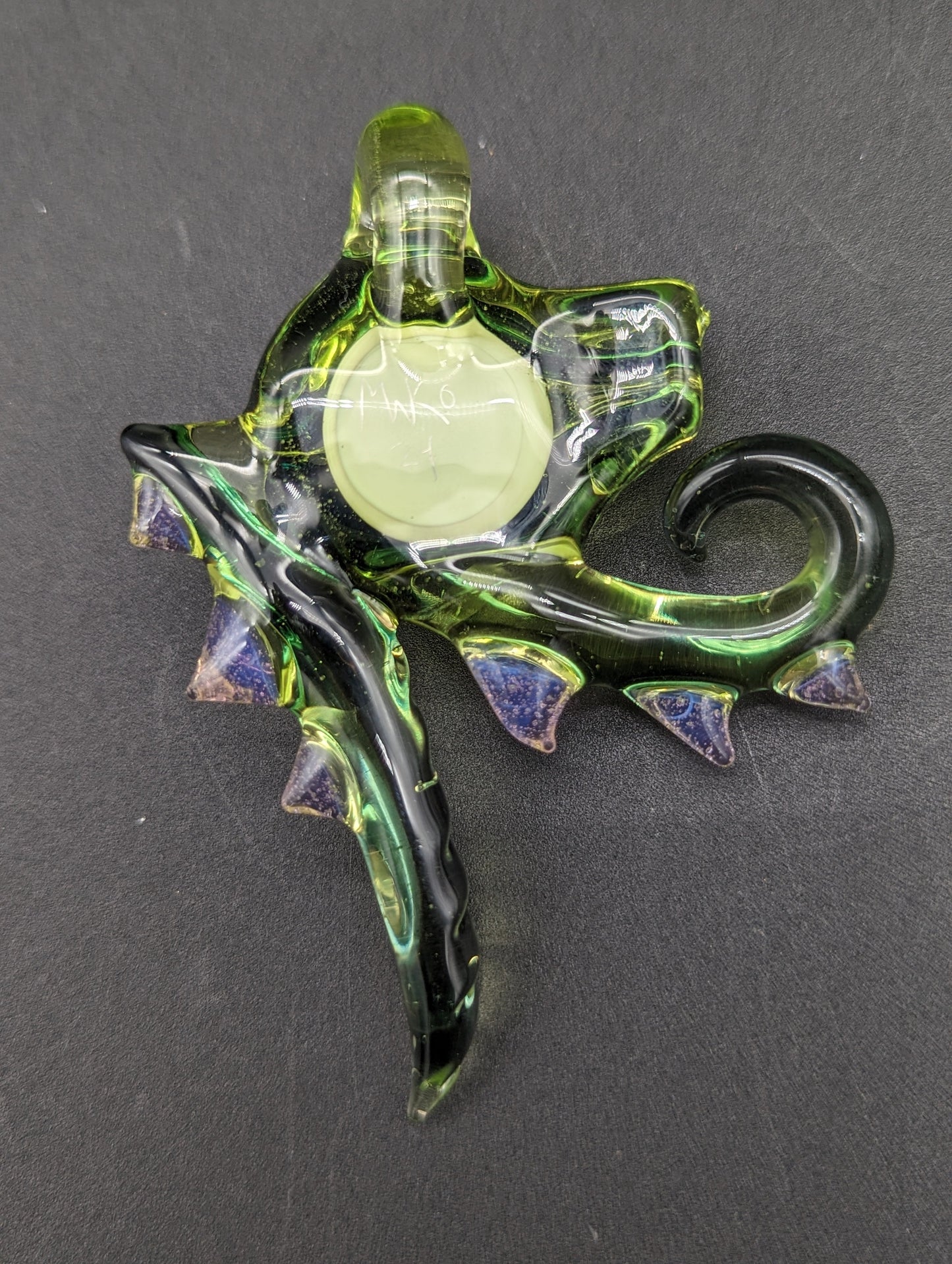 Mako Glass Eye of Ra Pendant