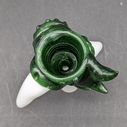 Mako Glass Goblin Creatures w/ Horns 14m Herb Slide - Meech Madness Smoke Shop