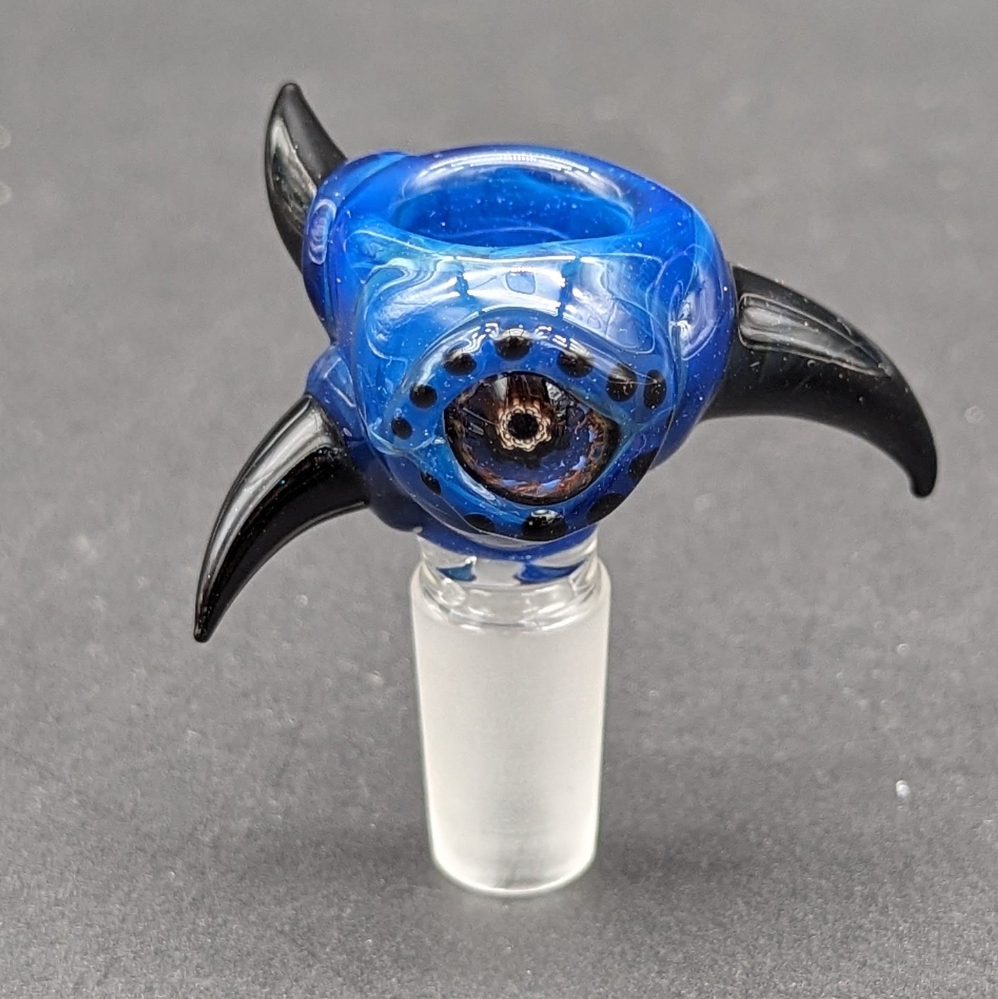 Mako Glass Goblin Creatures w/ Horns 14m Herb Slide - Meech Madness Smoke Shop