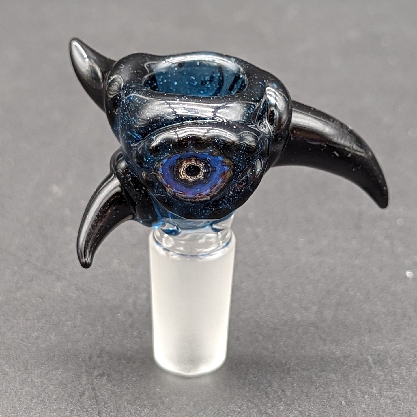 Mako Glass Goblin Creatures w/ Horns 14m Herb Slide - Meech Madness Smoke Shop