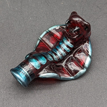 Mako Glass Puffco Pivot Mouthpiece | Cobra - Meech Madness Smoke Shop