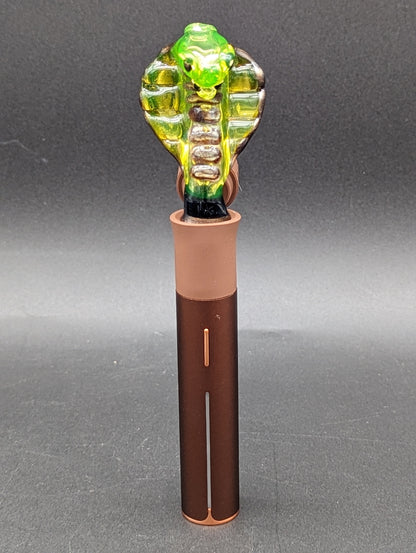 Mako Glass Puffco Pivot Mouthpiece | Cobra - Meech Madness Smoke Shop