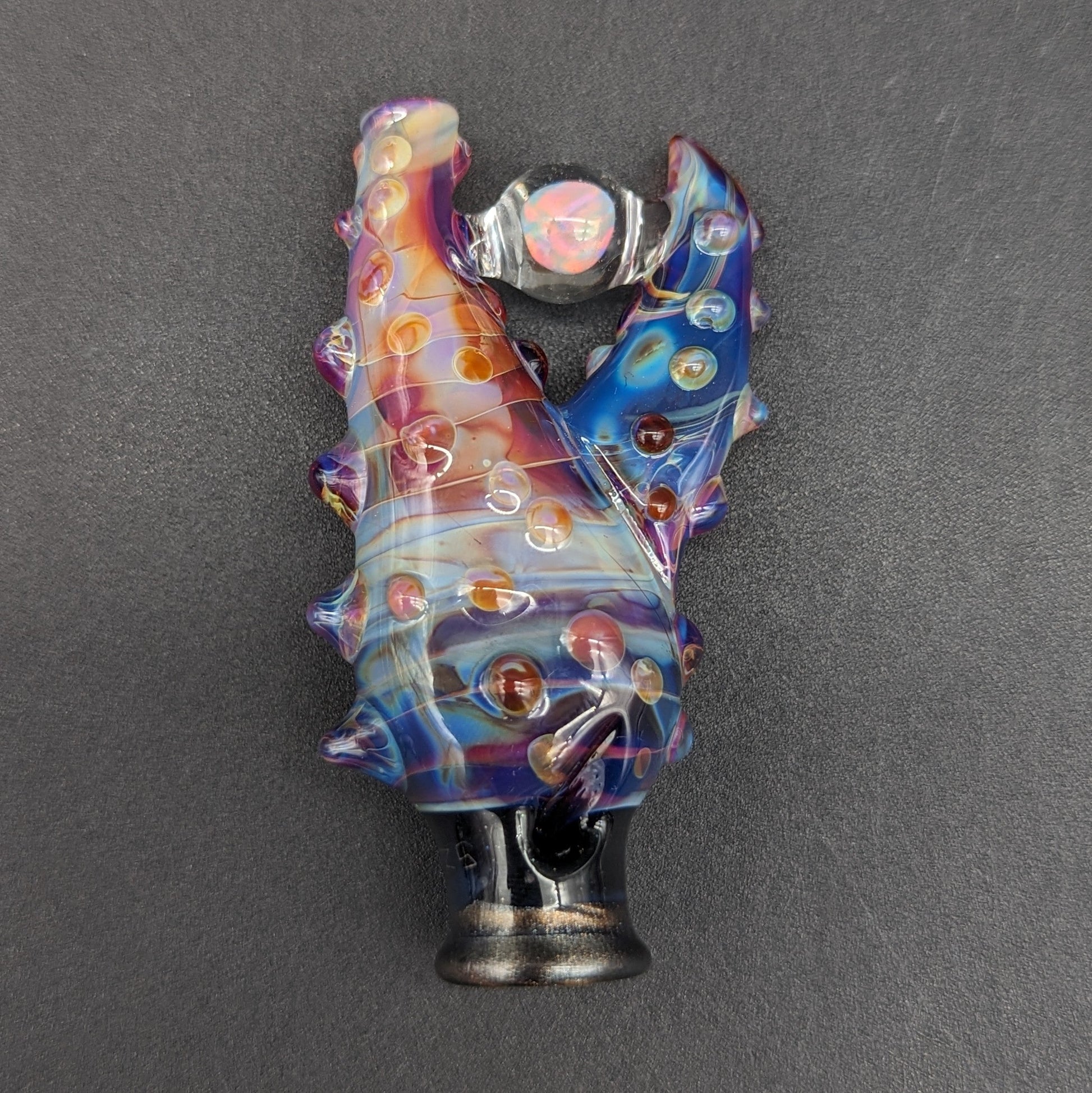 Mako Glass Puffco Pivot Mouthpiece | Opal Crab Claw - Meech Madness Smoke Shop