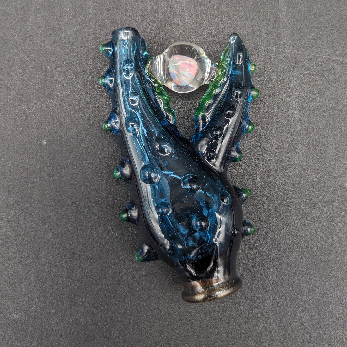 Mako Glass Puffco Pivot Mouthpiece | Opal Crab Claw - Meech Madness Smoke Shop