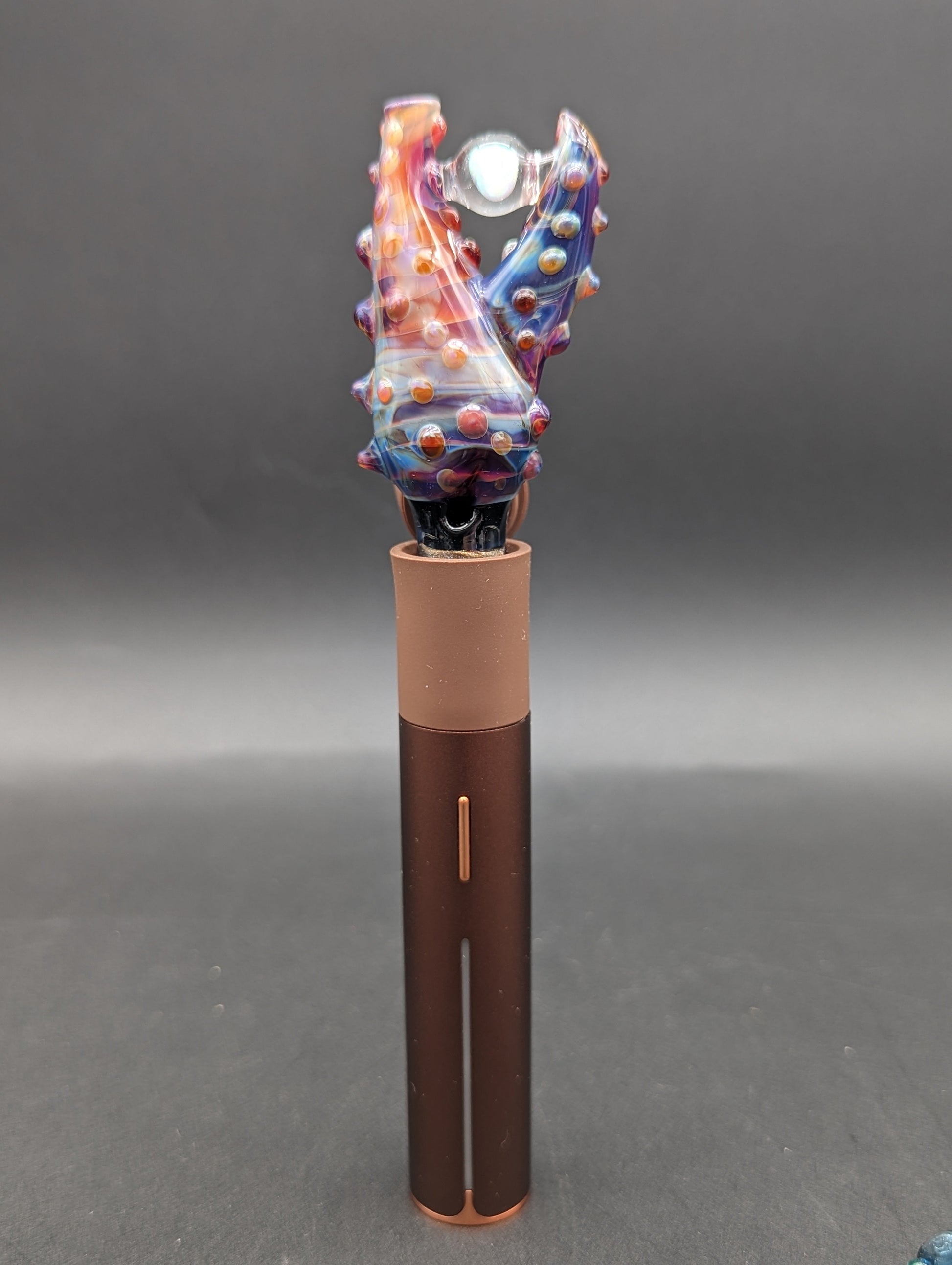 Mako Glass Puffco Pivot Mouthpiece | Opal Crab Claw - Meech Madness Smoke Shop