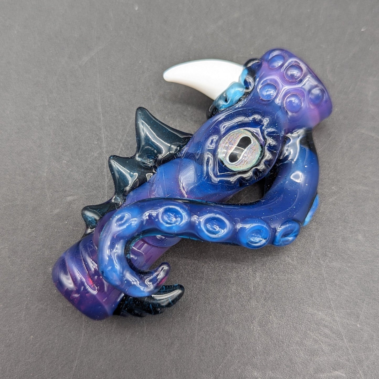 Mako Glass Sea Monster Chillum Pipe 3 - Meech Madness Smoke Shop