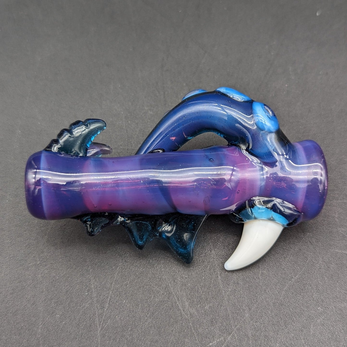 Mako Glass Sea Monster Chillum Pipe 3 - Meech Madness Smoke Shop