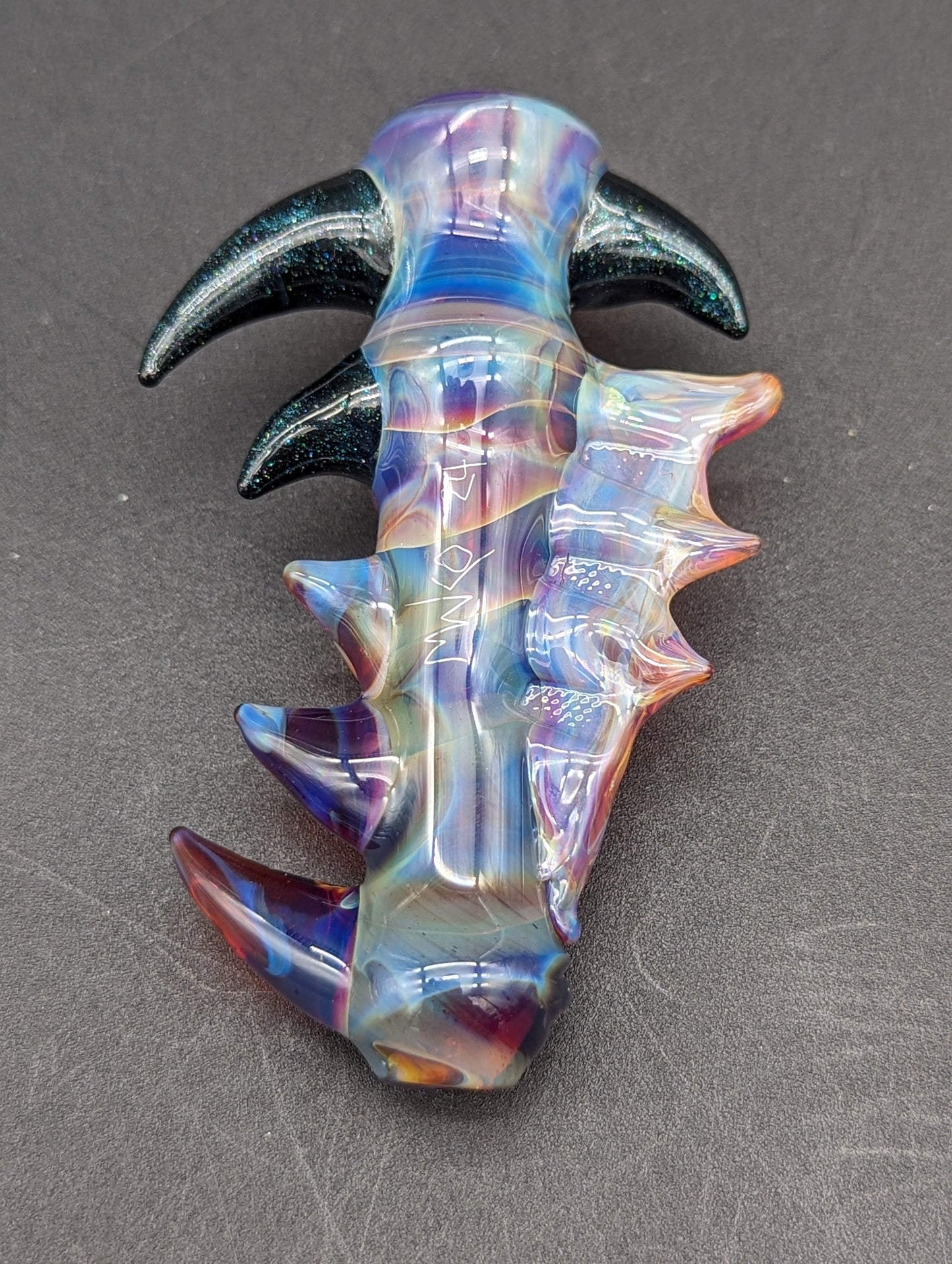 Mako Glass Sea Monster Chillum Pipe