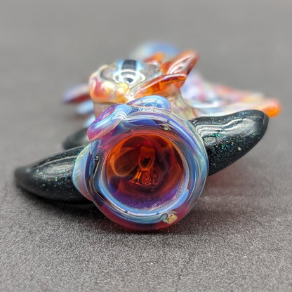 Mako Glass Sea Monster Chillum Pipe