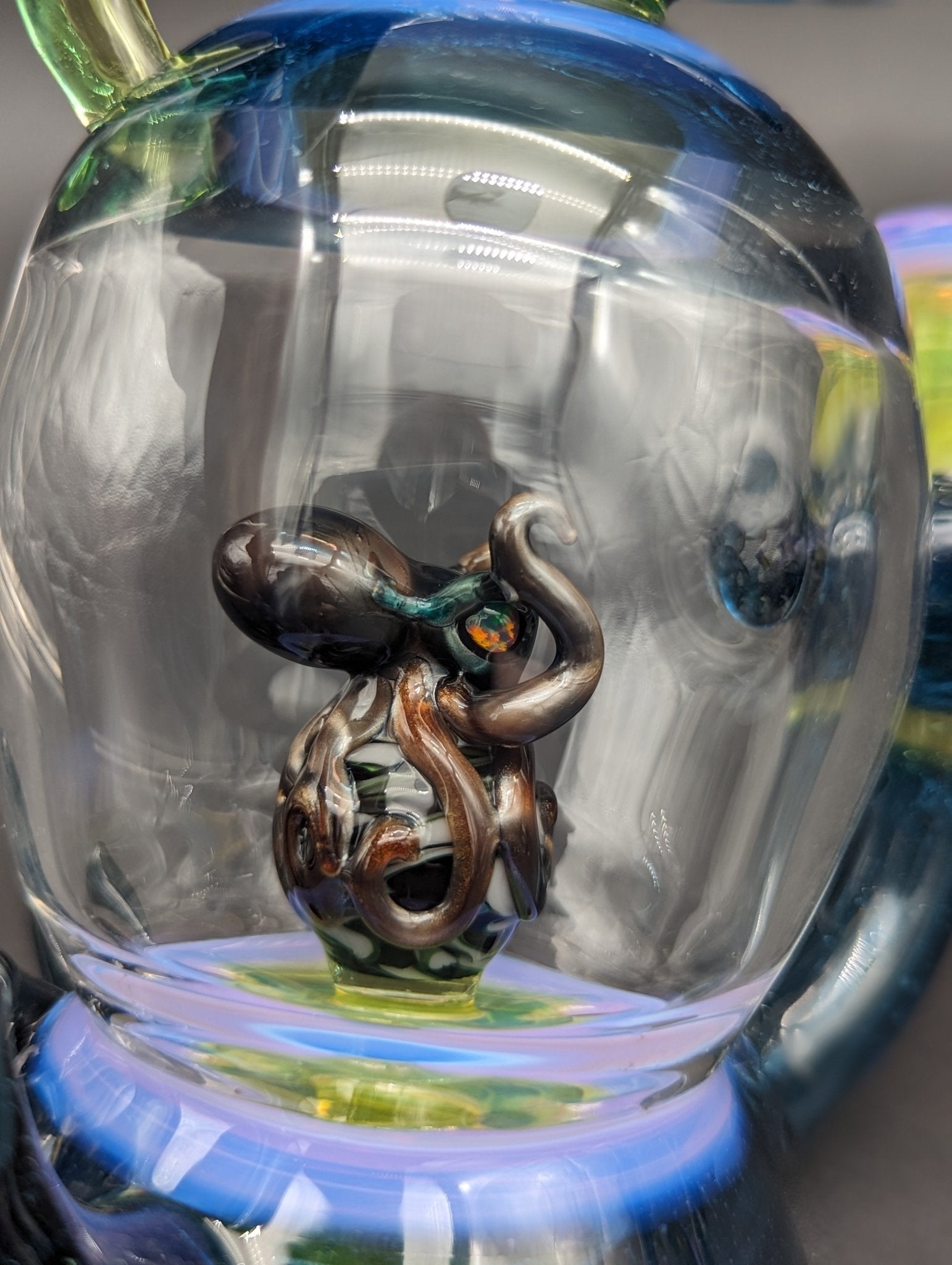 Mako Glass Shark + Octopus Blooper Dab Rig - Meech Madness Smoke Shop