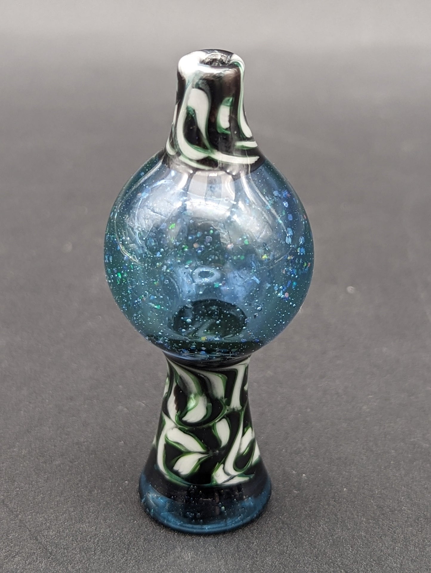 Mako Glass Worked Bubble Caps-Avernic Smoke Shop