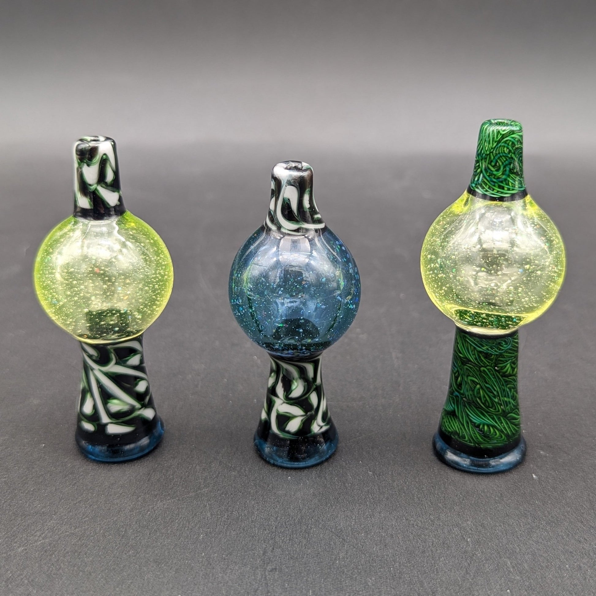 Mako Glass Worked Bubble Caps - Meech Madness Smoke Shop