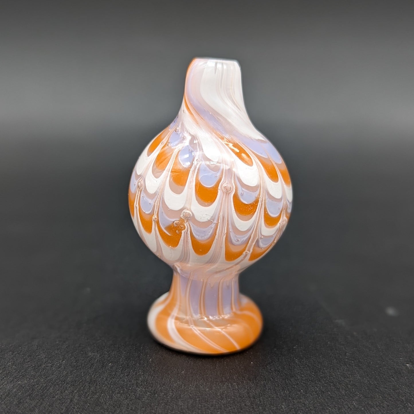 Marble Dip Swirl Ball Carb Cap | 27mm-Avernic Smoke Shop