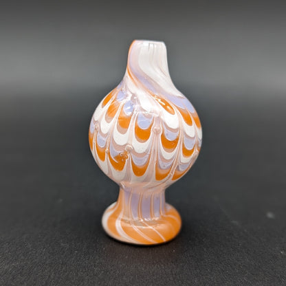 Marble Dip Swirl Ball Carb Cap | 27mm-Avernic Smoke Shop