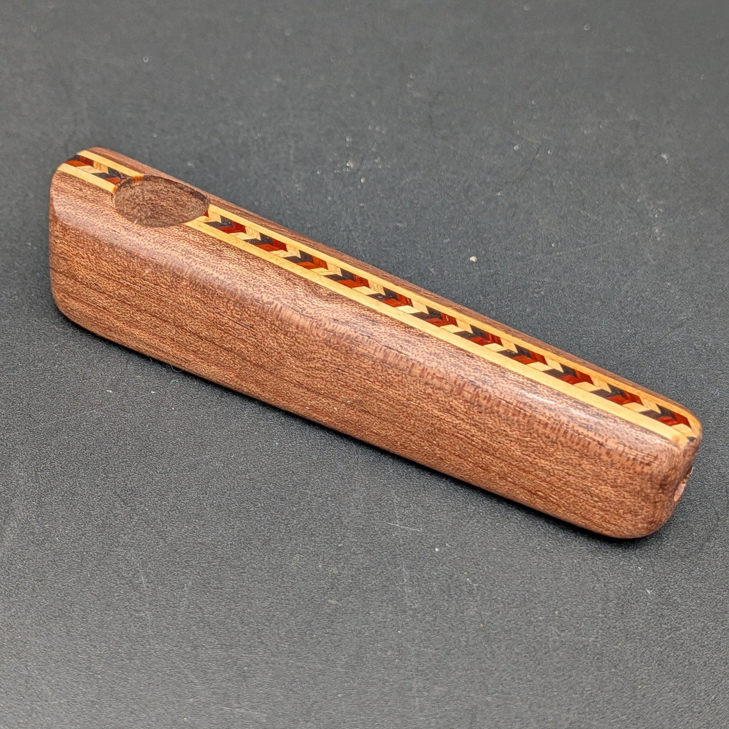 Marquee Inlay Wood Hand Pipe | 3.5"