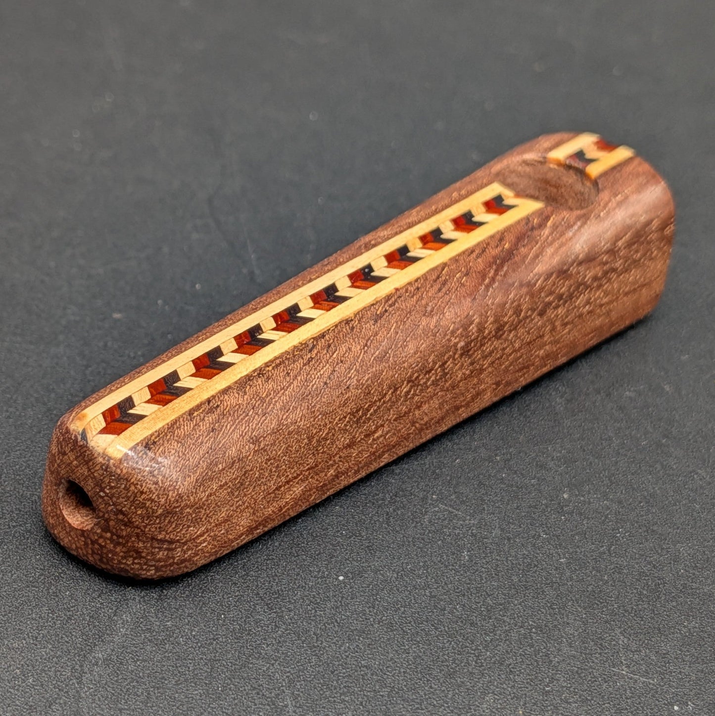 Marquee Inlay Wood Hand Pipe | 3.5"
