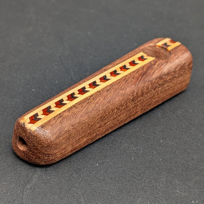 Marquee Inlay Wood Hand Pipe | 3.5"
