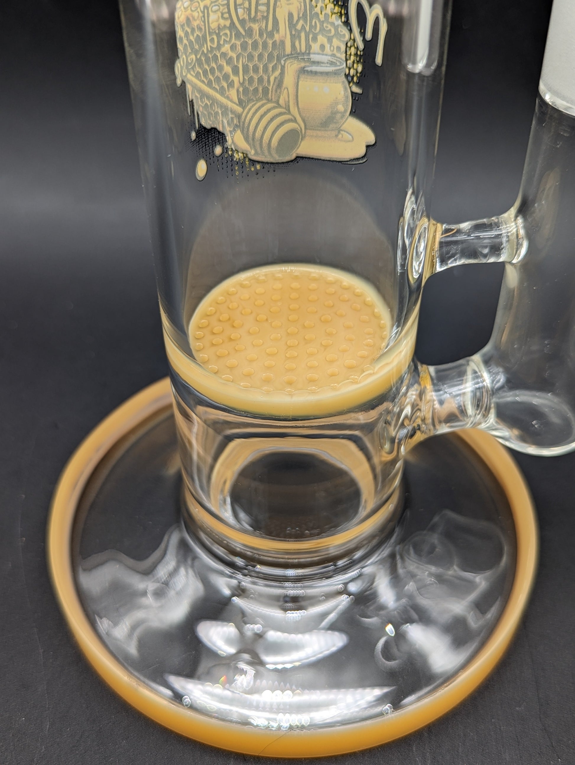 Meech Madness Honeycomb Bent Neck Bong-Avernic Smoke Shop