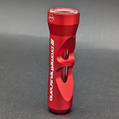 Metal + Glass Chillum Pipe-Meech Madness Smoke Shop