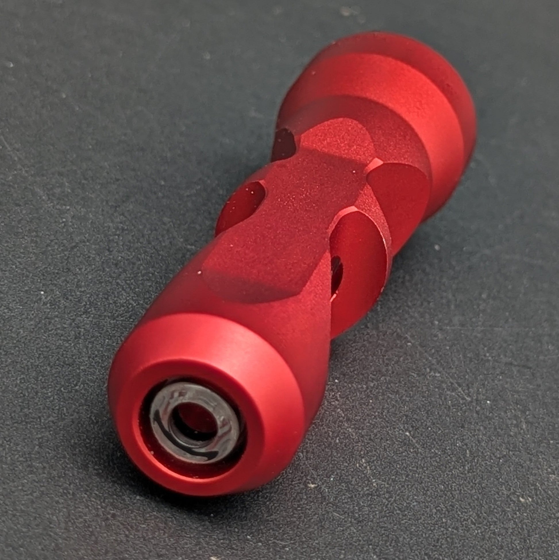 Metal + Glass Chillum Pipe-Meech Madness Smoke Shop