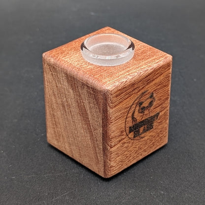 Midnight Glass - 1 Piece Wooden 18mm Slide Holders-Meech Madness Smoke Shop