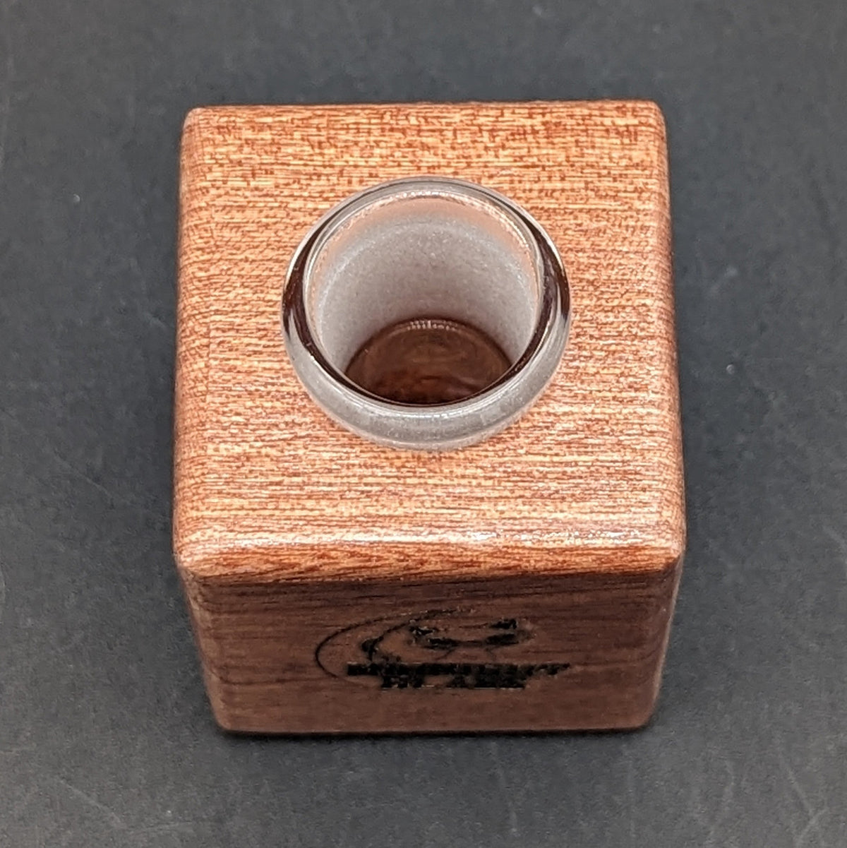 Midnight Glass - 1 Piece Wooden 18mm Slide Holders-Meech Madness Smoke Shop