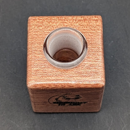 Midnight Glass - 1 Piece Wooden 18mm Slide Holders-Meech Madness Smoke Shop