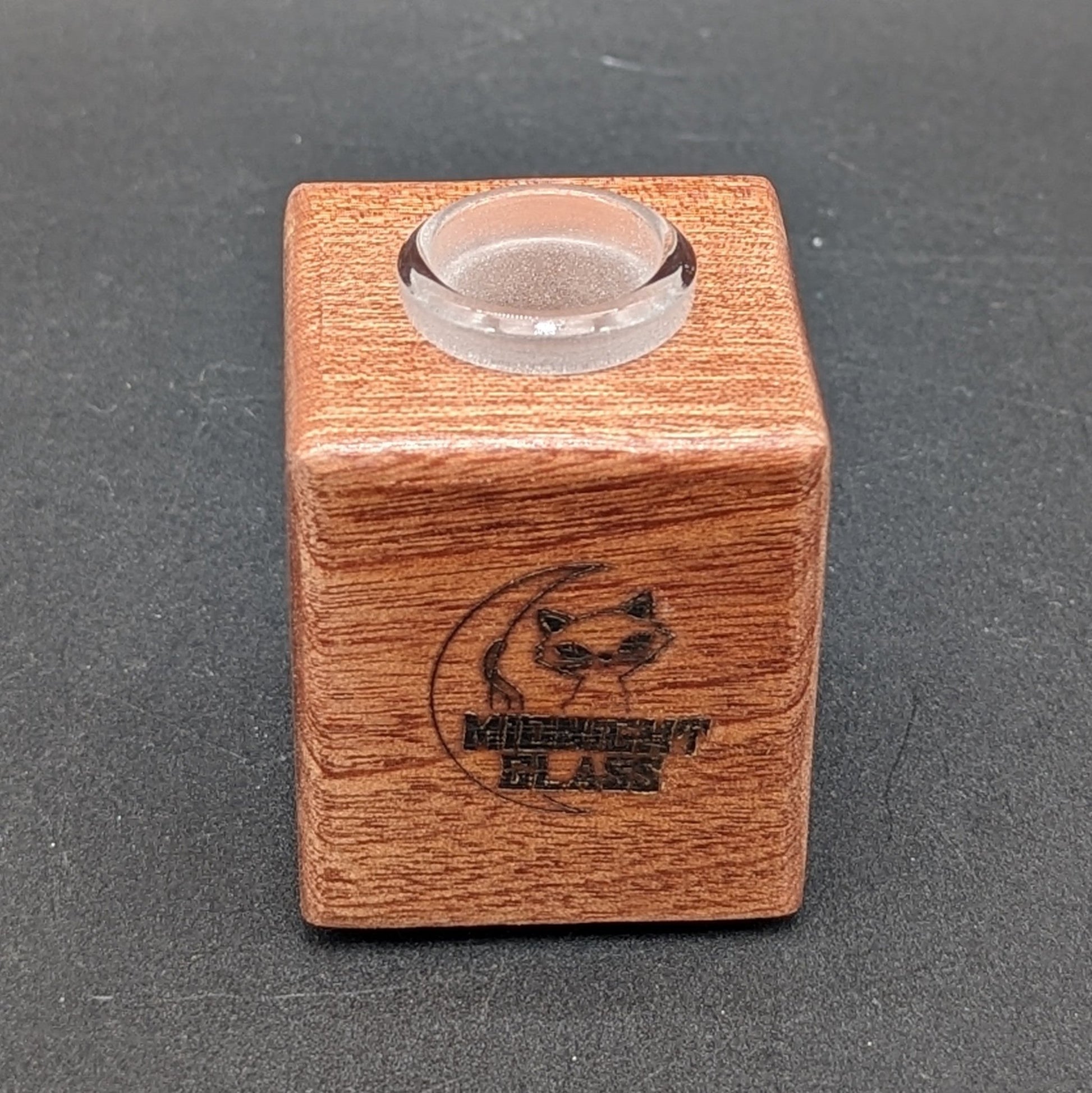 Midnight Glass - 1 Piece Wooden 18mm Slide Holders - Meech Madness Smoke Shop