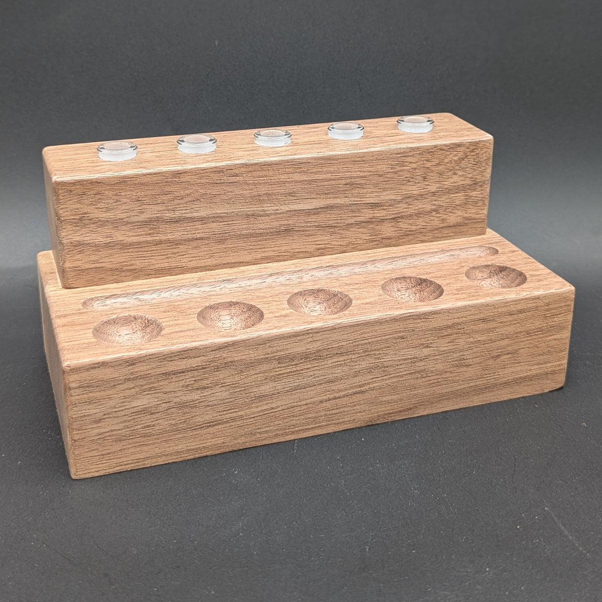 Midnight Glass - 10mm Wooden Dab Stations-Meech Madness Smoke Shop