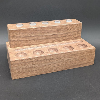Midnight Glass - 10mm Wooden Dab Stations-Meech Madness Smoke Shop