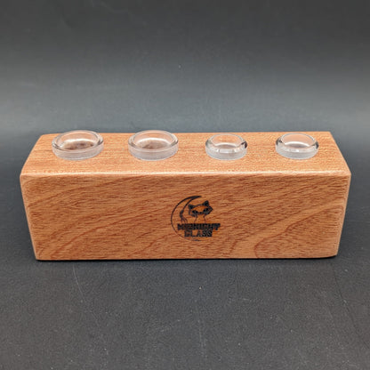 Midnight Glass - 4 Piece Wooden Slide Holders-Avernic Smoke Shop