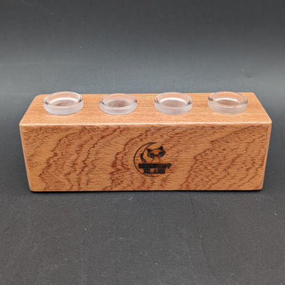 Midnight Glass - 4 Piece Wooden Slide Holders-Avernic Smoke Shop