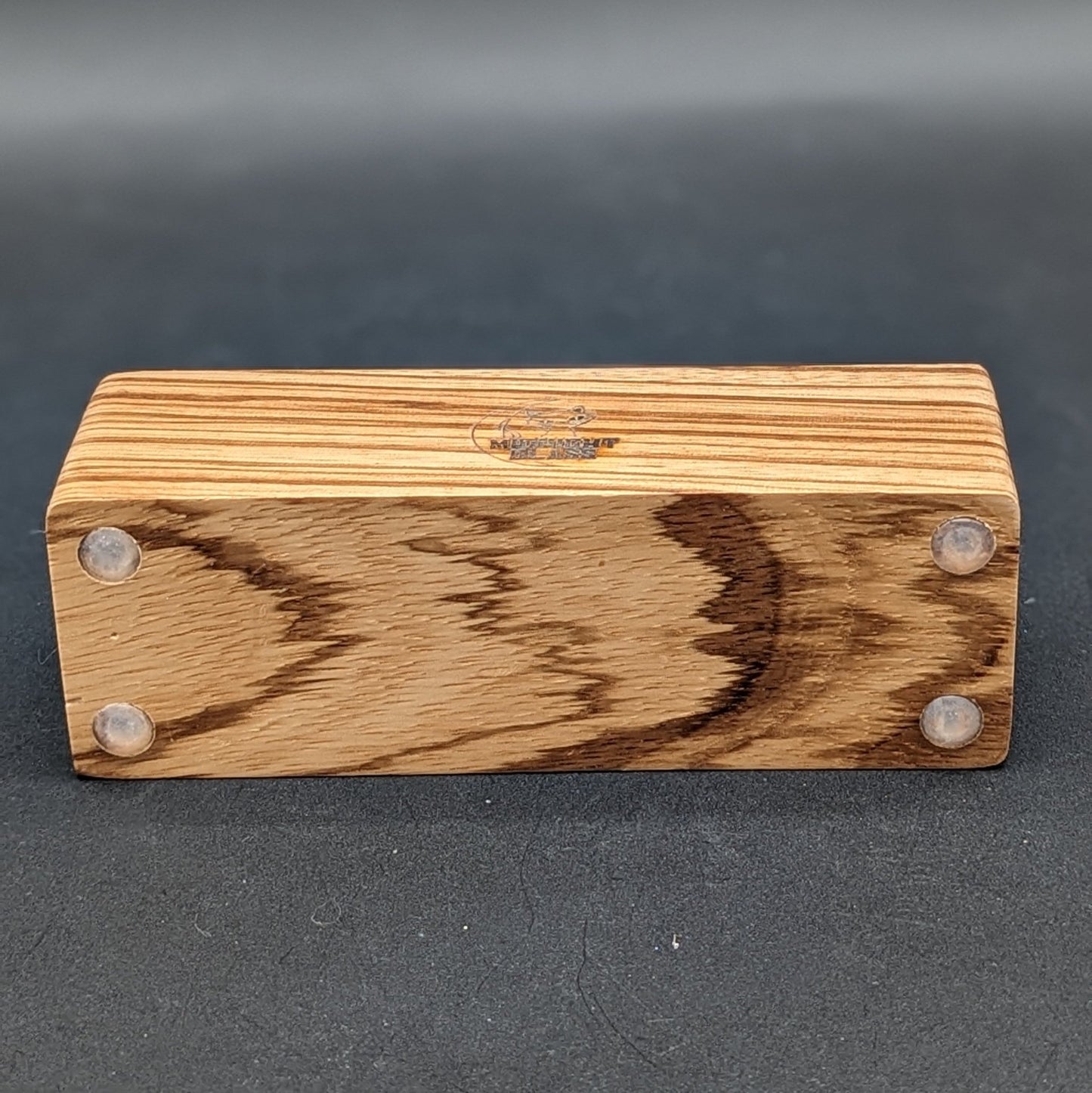 Midnight Glass - 4 Piece Wooden Slide Holders - Meech Madness Smoke Shop