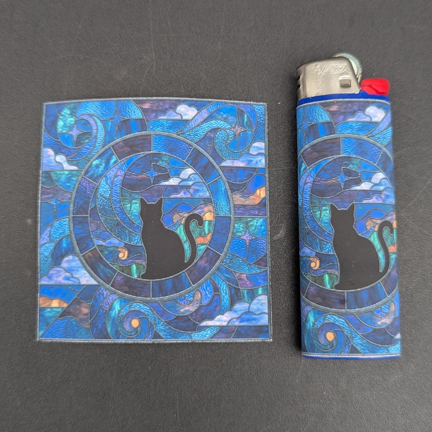 Midnight Glass Bic Lighter Wraps