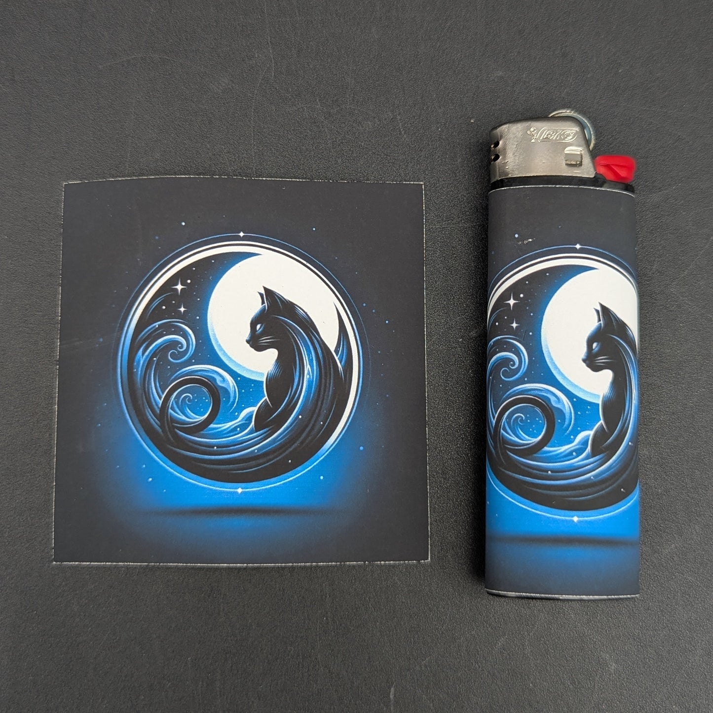 Midnight Glass Bic Lighter Wraps