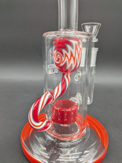 Midnight Glass Candy Cane Klein Recycler