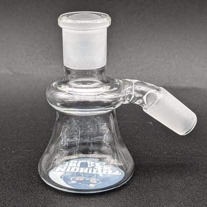 Midnight Glass Clear Dry Ash Catcher 14mm - Meech Madness Smoke Shop