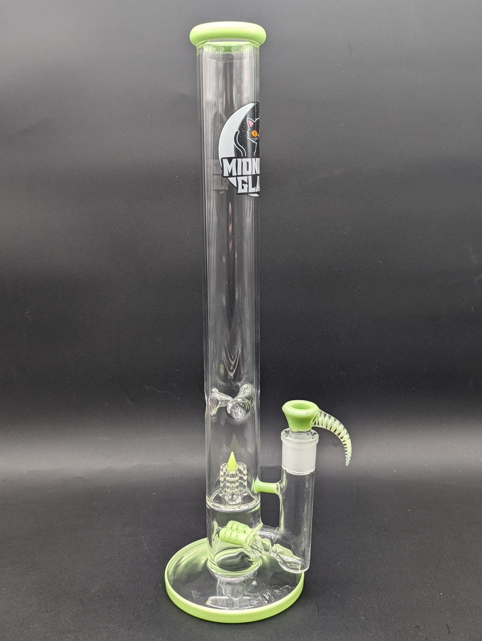 Midnight Glass Dual Inline + Inv3 Bong-Avernic Smoke Shop