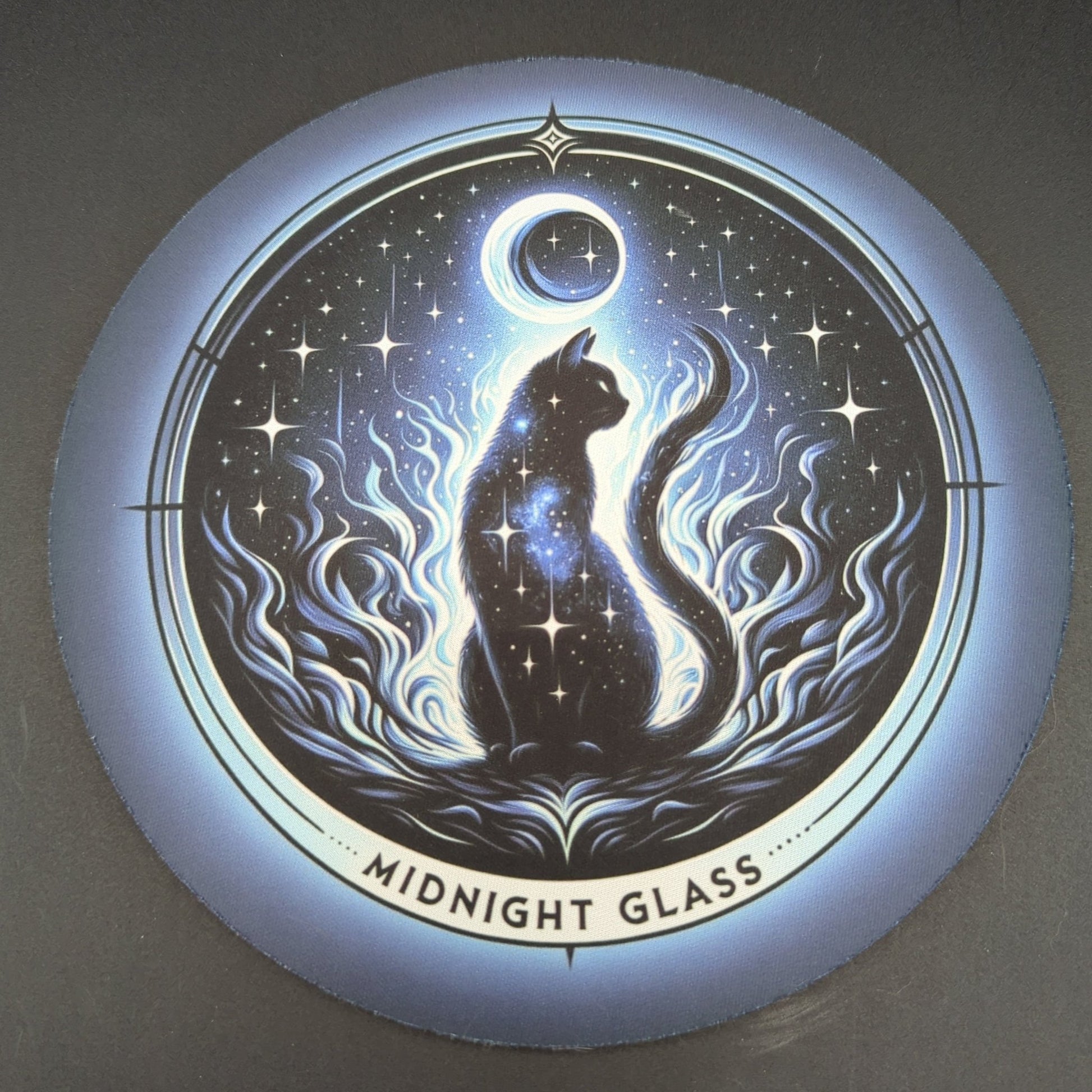 Midnight Glass "Electrified" Dab Mat - Meech Madness Smoke Shop